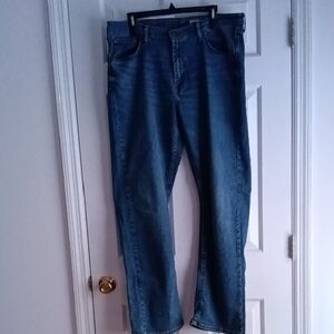 Wrangler Men's Blue Bootcut Jeans